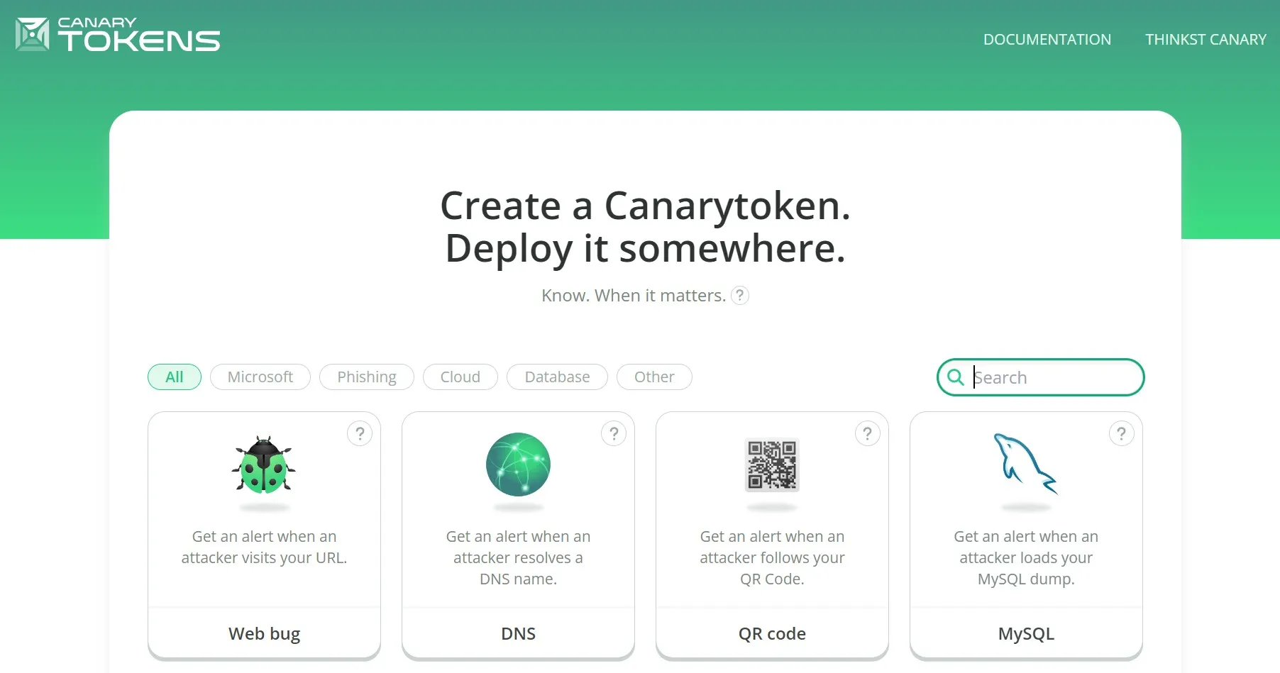 Canary Tokens